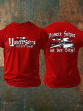 Herren-T-Shirt Unsere Fahne ist der Sieg zartstils